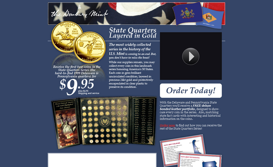 Danbury Mint State Quarters